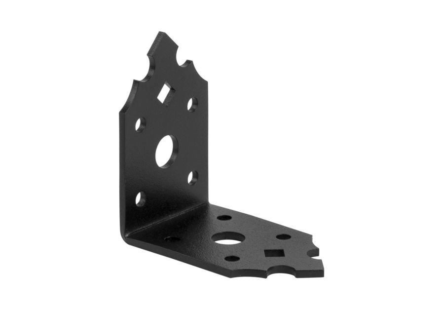 Zdjęcie: Kątownik łącznik 65x65x40 mm ozdobny czarny METRO