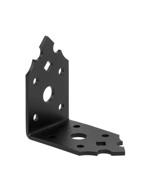 Zdjęcie: Kątownik łącznik 65x65x40 mm ozdobny czarny METRO