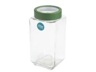 Zdjęcie: Pojemnik kwadratowy z zieloną pokrywką 1000 ml ALTOM DESIGN