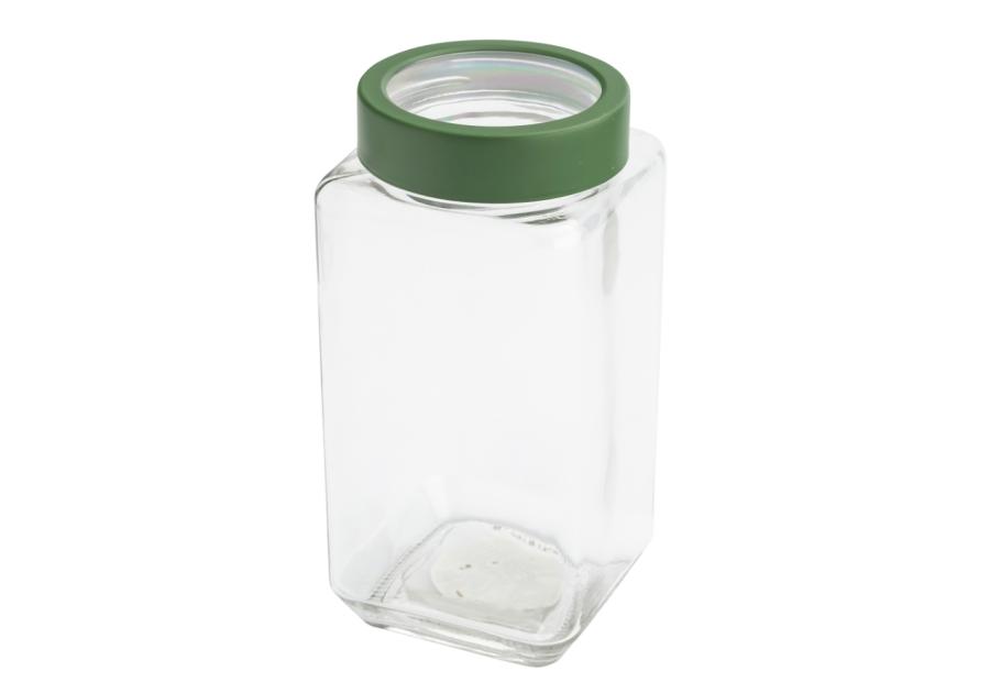 Zdjęcie: Pojemnik kwadratowy z zieloną pokrywką 1000 ml ALTOM DESIGN