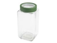 Zdjęcie: Pojemnik kwadratowy z zieloną pokrywką 1000 ml ALTOM DESIGN