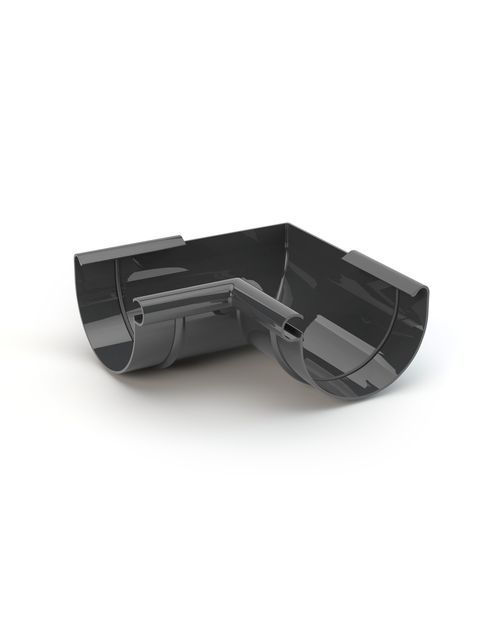 Zdjęcie: Narożnik rynnowy wewnętrzny 100 mm grafit GAMRAT