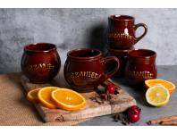 Zdjęcie: Kubek beczułka z napisem Grzaniec z z uchem 320 ml ALTOM DESIGN