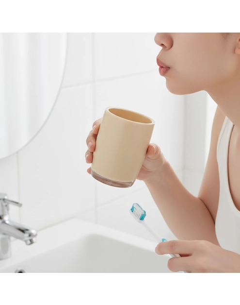 Zdjęcie: Kubek łazienkowy Cordoba beżowy SEPIO