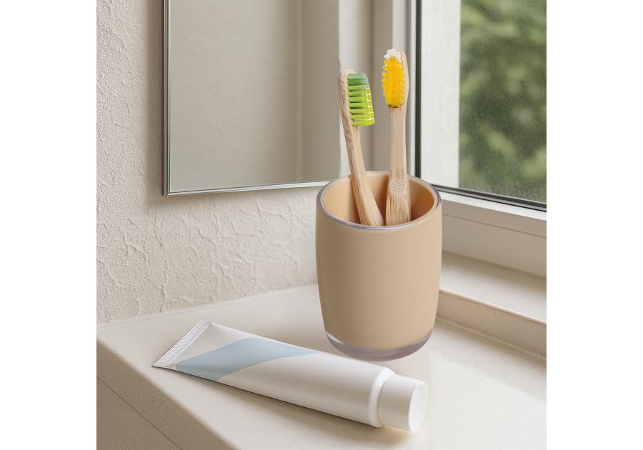 Zdjęcie: Kubek łazienkowy Cordoba beżowy SEPIO