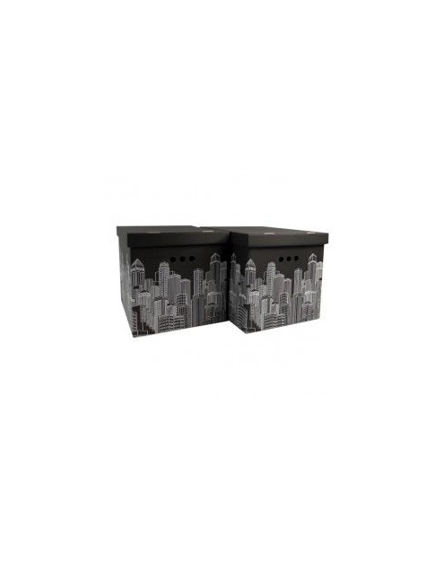 Zdjęcie: Pudło XL City 2 szt. 32x32x42 cm BERTONI