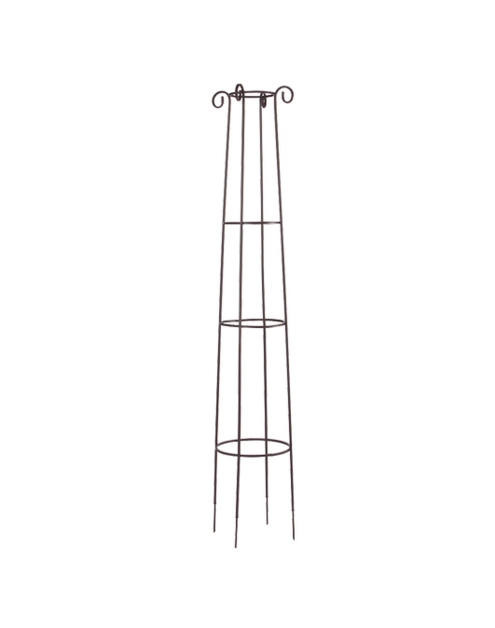 Zdjęcie: Pergola w kształcie słupa Obelisk 2 m, brązowy NORTENE