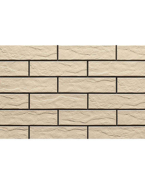 Zdjęcie: Płytka elewacyjna Kremowa rustiko 24,5x6,5 cm CERRAD