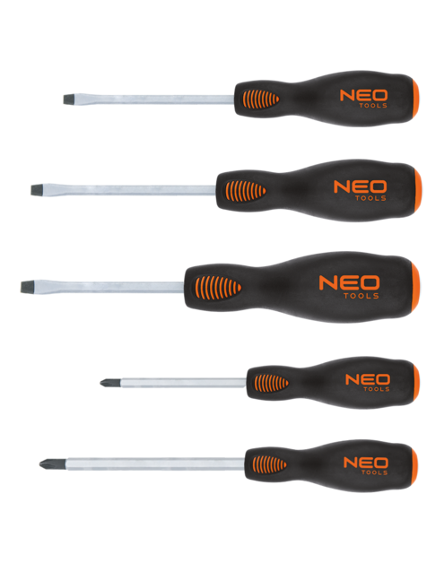 Zdjęcie: Wkrętaki do pobijania, S2, zestaw 5 sztuk NEO