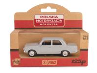 Zdjęcie: Model metalowy Prl Fiat 125P Fh02A-04-02 11254928 popielaty DAFFI