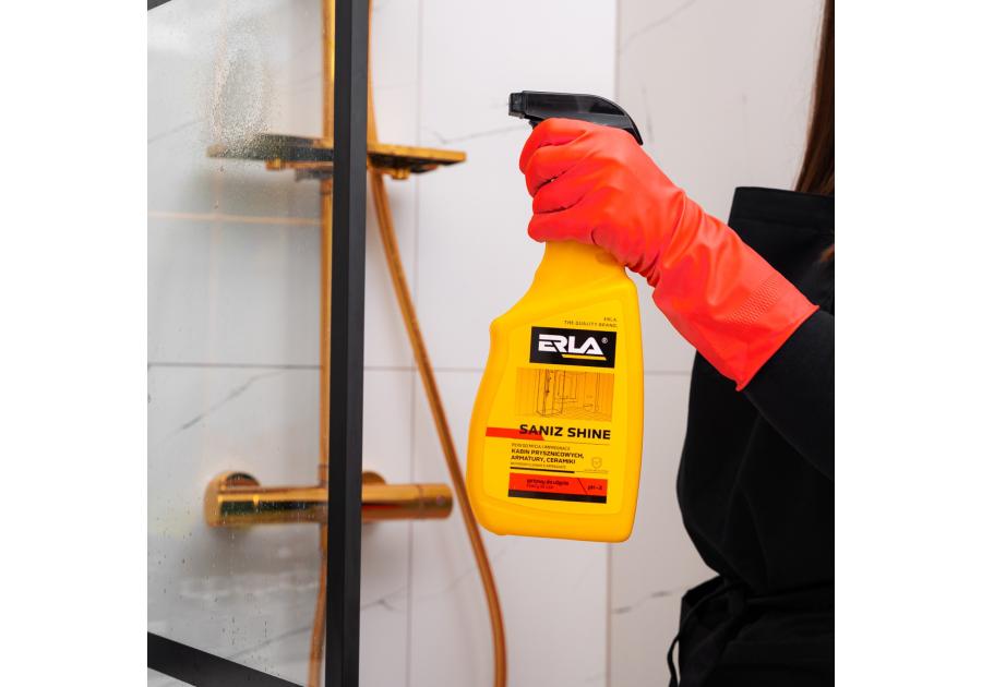 Zdjęcie: Srodek do czyszczenia łazienek Saniz Shine 750 ml ERLA