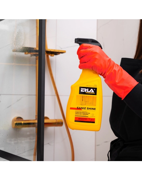 Zdjęcie: Srodek do czyszczenia łazienek Saniz Shine 750 ml ERLA
