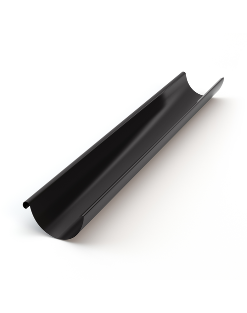 Zdjęcie: Rynna dachowa 125 mm - 4 m StalGam czarny GAMRAT
