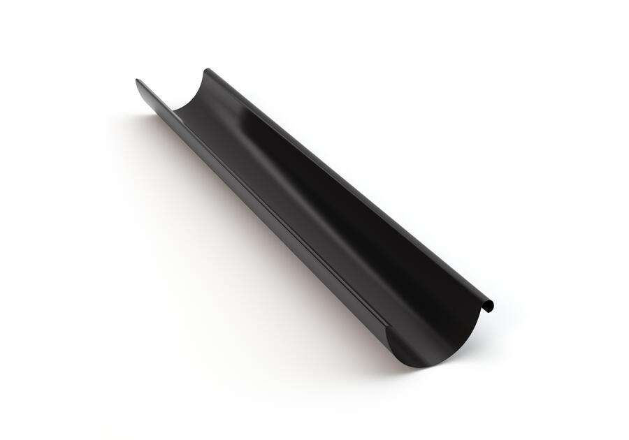Zdjęcie: Rynna dachowa 125 mm - 4 m StalGam czarny GAMRAT