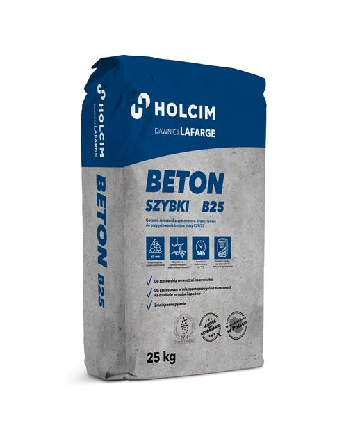 Zdjęcie: Beton Szybki B25 - 25kg HOLCIM