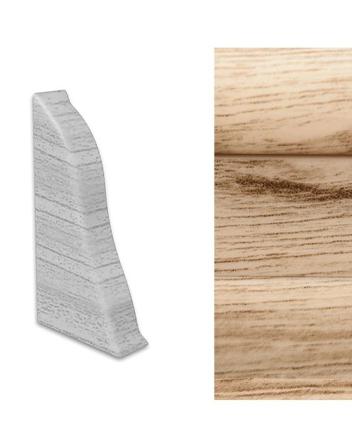 Zdjęcie: Zakończenie prawe do listwy LM55 2 szt. dąb postarzany ARBITON