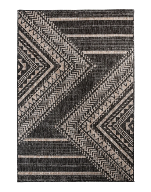 Zdjęcie: Dywan outdoor black aztec 120x170 cm Peru INDAVO