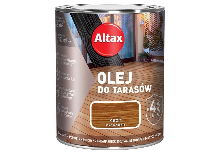 Zdjęcie: Olej do tarasu 0,75 L cedr ALTAX