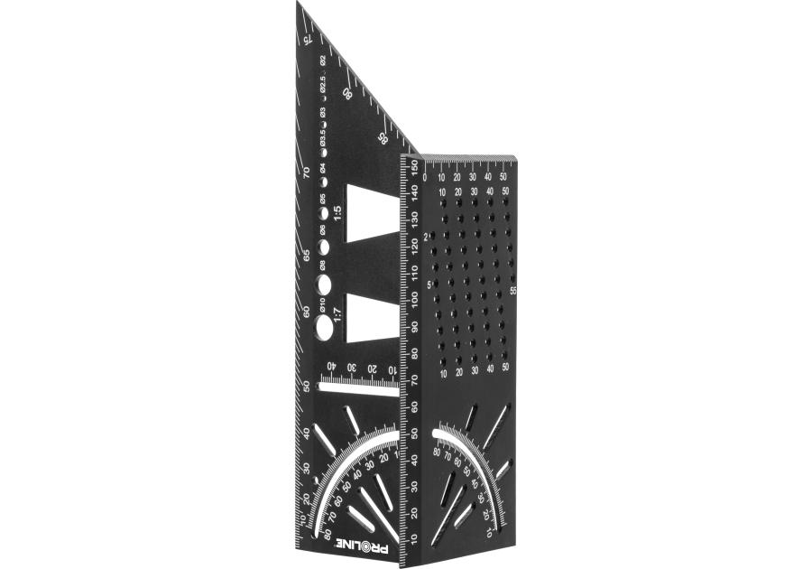 Zdjęcie: Katownik japoński stolarski 3D, aluminiowy PROLINE