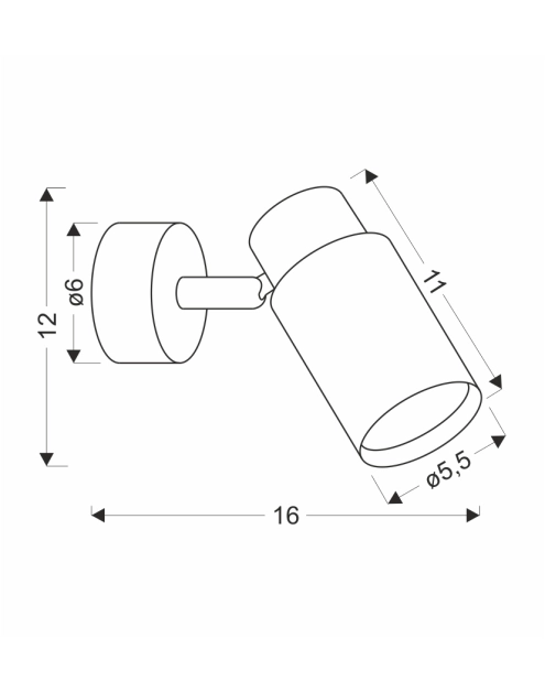 Zdjęcie: Lampa kinkiet Claro biały 1x15 W GU10 klosz biało-drewniany CANDELLUX
