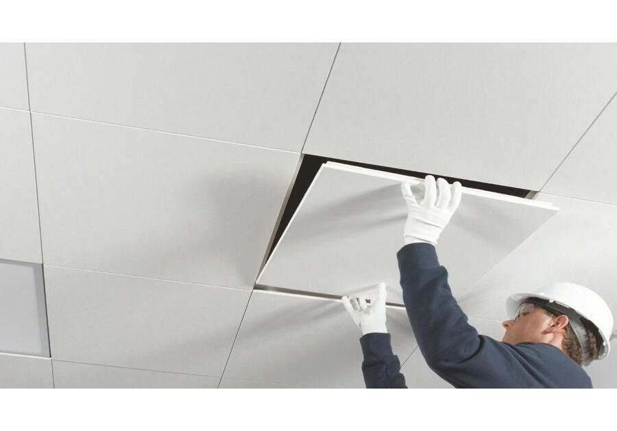 Zdjęcie: Płyta sufitowa Blanka D 1200x600x20 mm akustyczny sufit podwieszany ROCKFON