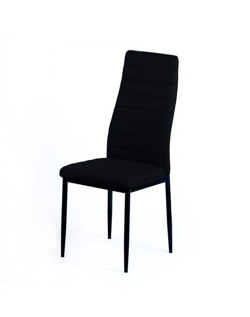 Zdjęcie: Krzesło tapicerowane Obiko czarne TS INTERIOR