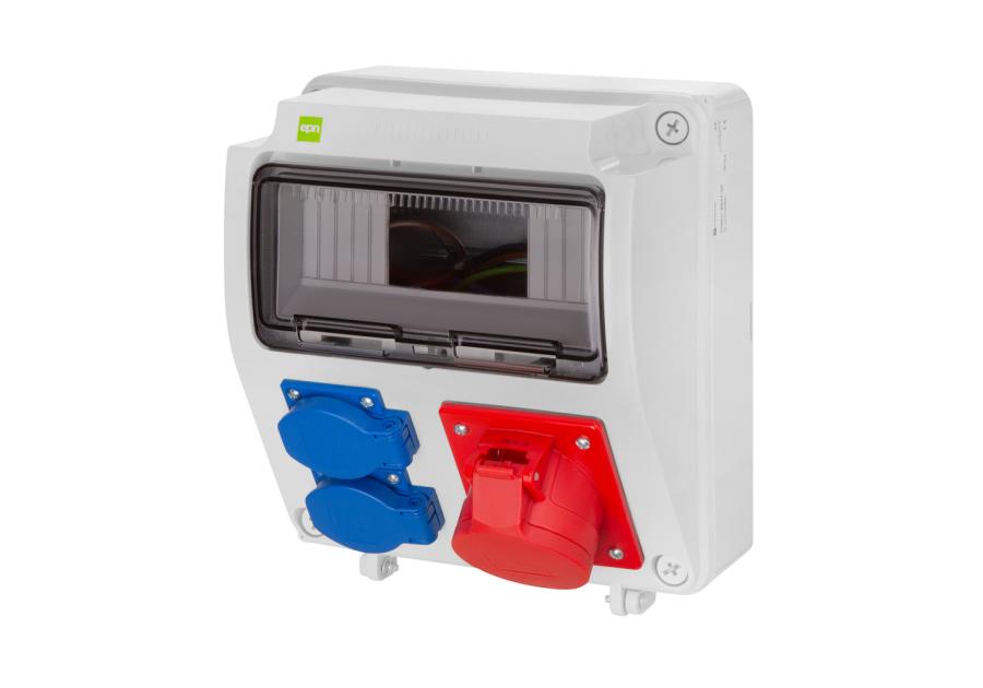 Zdjęcie: Rozdzielnica budowlana RS 9-modułowa 2x2P+Z, 3P+N+Z 16A ELEKTRO-PLAST