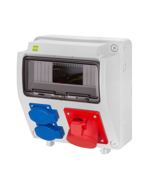 Zdjęcie: Rozdzielnica budowlana RS 9-modułowa 2x2P+Z, 3P+N+Z 16A ELEKTRO-PLAST