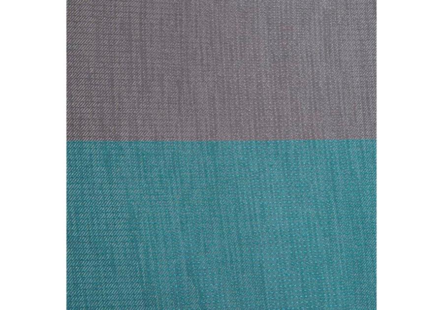 Zdjęcie: Zasłona Sally 140x250 cm beżowo-turkusowa na przelotkach EUROFIRANY