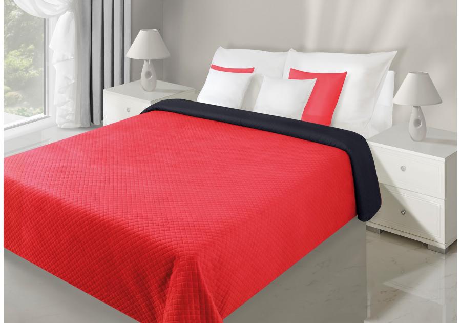 Zdjęcie: Narzuta Filip 230x260 cm czerwono-czarna EUROFIRANY