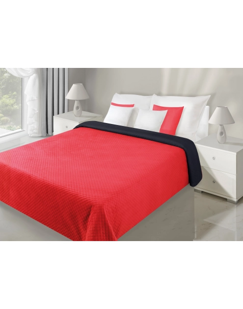 Zdjęcie: Narzuta Filip 230x260 cm czerwono-czarna EUROFIRANY