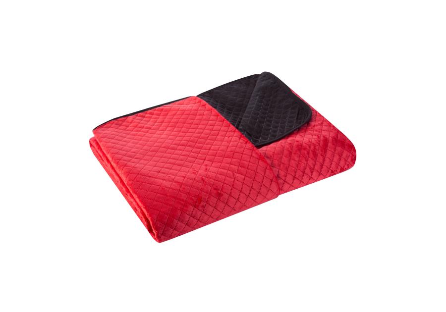 Zdjęcie: Narzuta Filip 230x260 cm czerwono-czarna EUROFIRANY