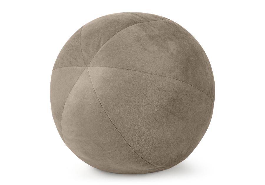 Zdjęcie: Poduszka dekoracyjna w formie kuli Gaja 24 cm ciemnobeżowa EUROFIRANY