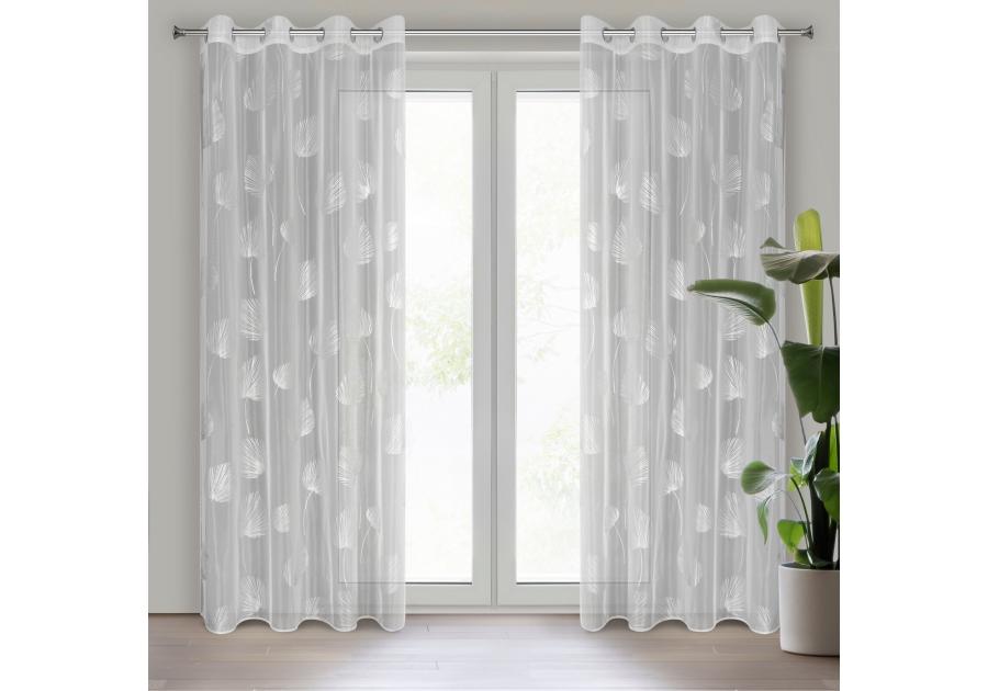 Zdjęcie: Zasłona gotowa Helen 140 x 260 cm biały EUROFIRANY