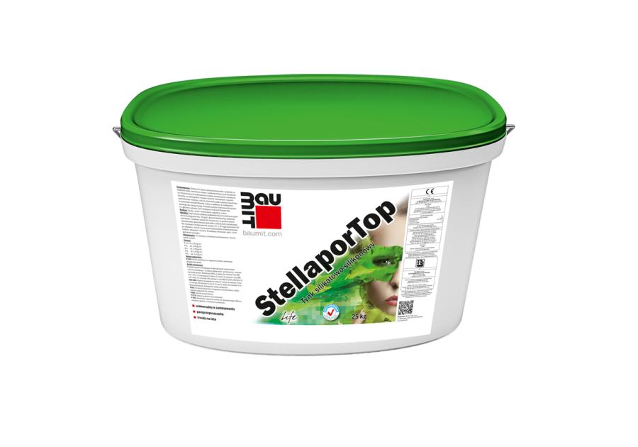 Zdjęcie: Tynk silikatowo-silikonowy StellaporTop R2 - Gr. B Life XXX2 - 25 kg BAUMIT