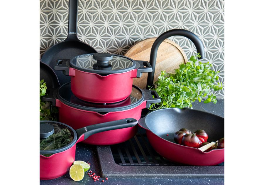 Zdjęcie: Garnek aluminiowy z pokrywką Noel 28 cm 6,8 L AMBITION