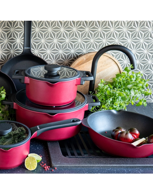 Zdjęcie: Garnek aluminiowy z pokrywką Noel 28 cm 6,8 L AMBITION