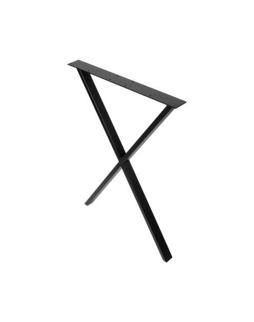 Zdjęcie: Noga meblowa industrialna typ ZX 56x72 cm czarna struktura 40x20 METRO