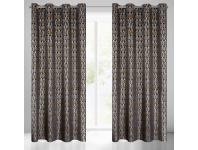 Zdjęcie: Zasłona gotowa Laura 140x250 cm czarny EUROFIRANY