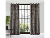 Zdjęcie: Zasłona gotowa Laura 140x250 cm czarny EUROFIRANY