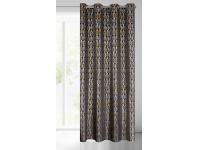 Zdjęcie: Zasłona gotowa Laura 140x250 cm czarny EUROFIRANY