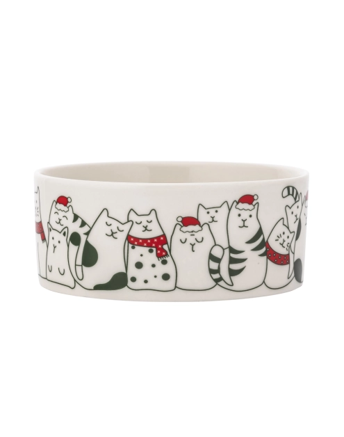 Zdjęcie: Miska dla kota 12x5 cm 330 ml dekoracja xmas cats B ALTOM DESIGN