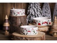 Zdjęcie: Miska dla kota 12x5 cm 330 ml dekoracja xmas cats B ALTOM DESIGN