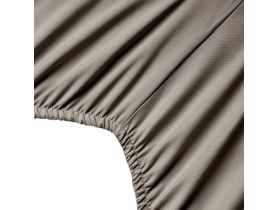 Prześcieradło z gumką mikrowłókno Soft 220x200+30 cm srebrne EUROFIRANY