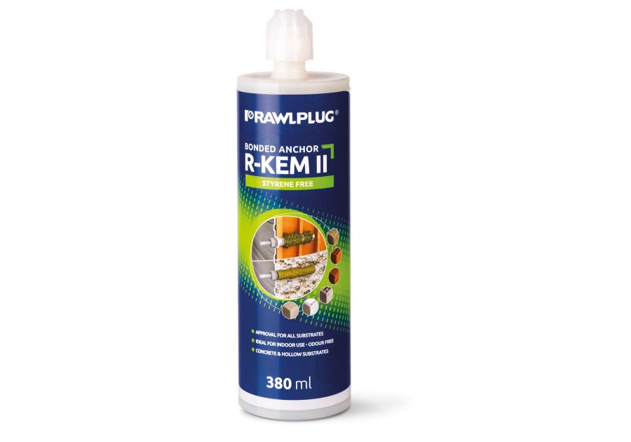 Zdjęcie: Kotwa chemiczna poliestrowa R-KEM-II 300 ml zestaw 11 elementów RAWLPLUG
