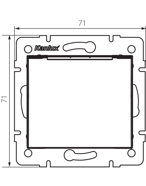 Zdjęcie: Gniazdo zasilające francuskie IP44 Logi 02-1561-102 MOWION