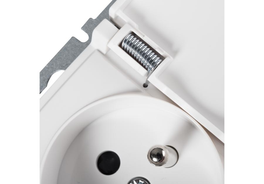 Zdjęcie: Gniazdo zasilające francuskie IP44 Logi 02-1561-102 MOWION