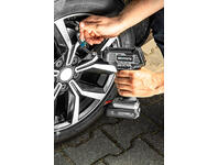 Zdjęcie: Kompresor akumulatorowy Energy+ 18V, wyświetlacz LCD, bez akumulatora GRAPHITE