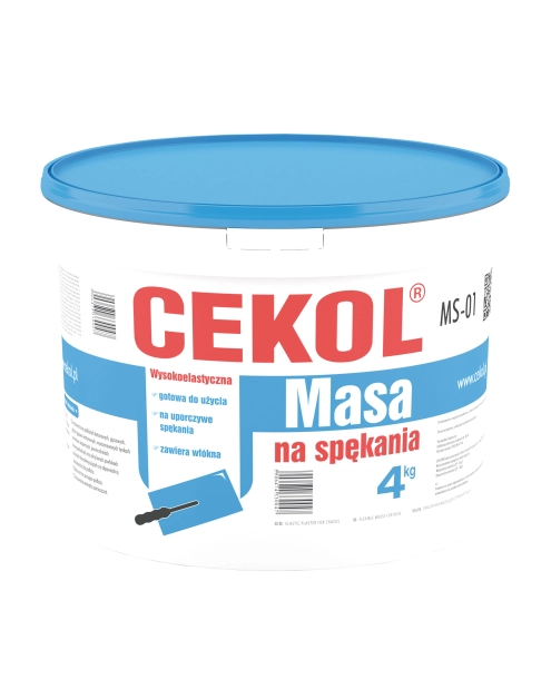 Zdjęcie: Masa na spękania MS-01 elastyczna 4 kg CEKOL