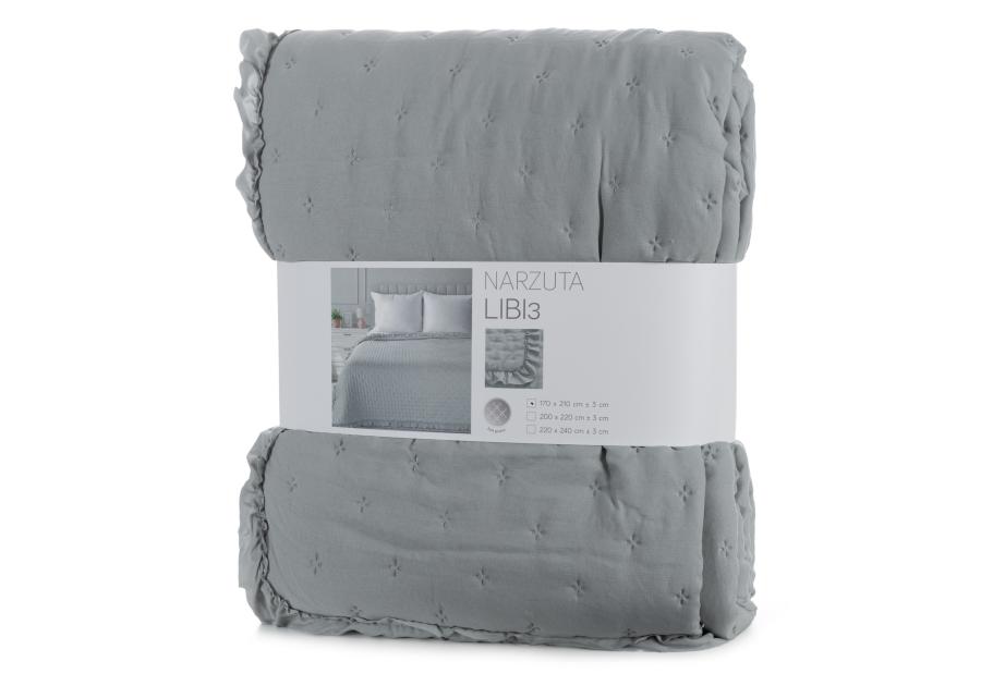 Zdjęcie: Narzuta Libi3, 200x220 cm srebrna EUROFIRANY